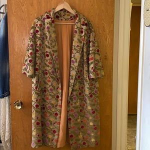 Vintage Champagne Statement Coat Size M/L